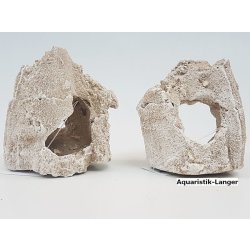Sandstein Lochstein Dekosteine Nano für Aquarium günstig...
