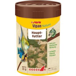 sera vipan nature, Flockenfutter für Zierfische, 250 ml