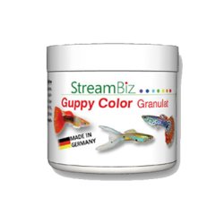 Guppyfutter StreamBiz Guppy Color Granulat 40 g...