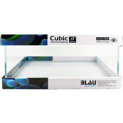 Blau Cubic Aquascaping 17 Shallow Weissglas  (45x24x16)