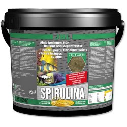JBL Spirulina 30003 Premium Alleinfutter für algenfressende Aquarienfische, Flocken 5,5 l