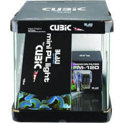 Nano-Aquarium Blau Cubic 30 Starterset günstig...
